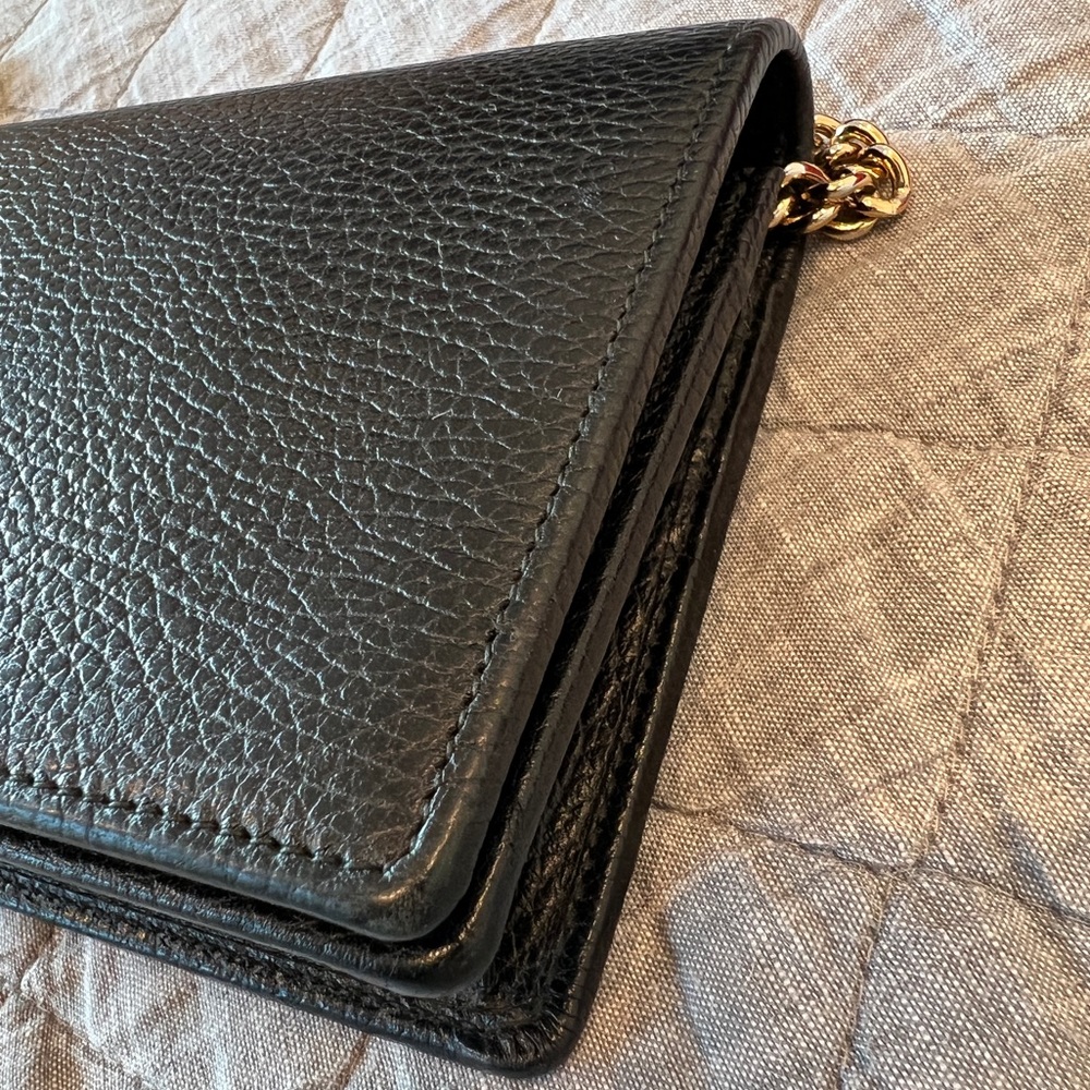 GUCCI GG Marmont Leather Mini Chain Bag - Picture 3 of 12